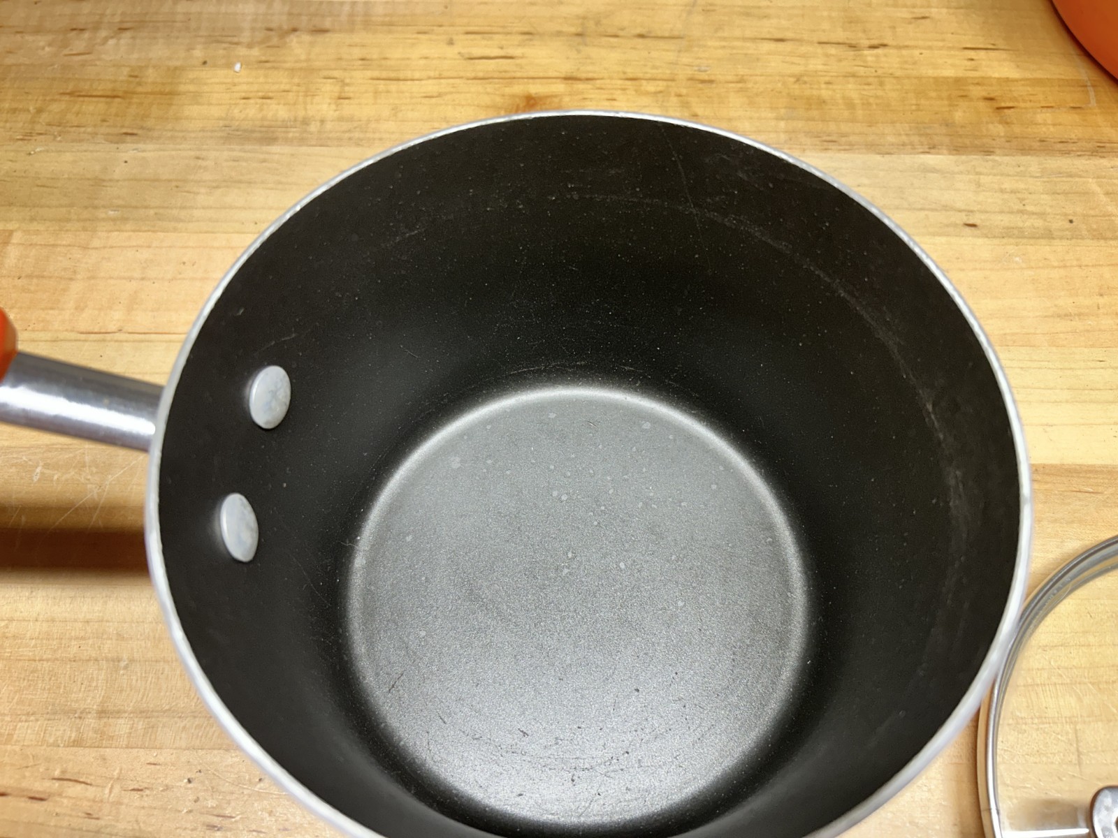 RACHAEL RAY Cookware Orange Ombre’ 3 PAN SET w/ Lids