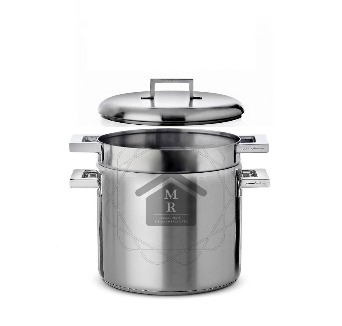 Pots 16 pcs Pininfarina style stainless steel 18/10 Mepra design Made in Italy
