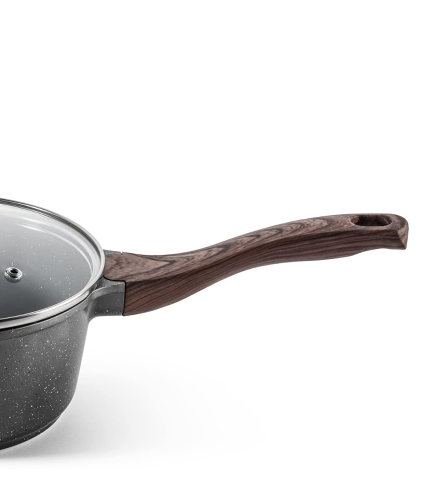 Sauce Pan Bakelite Handle Replacement Fits 2.6 QT Saucepan Lid Gray