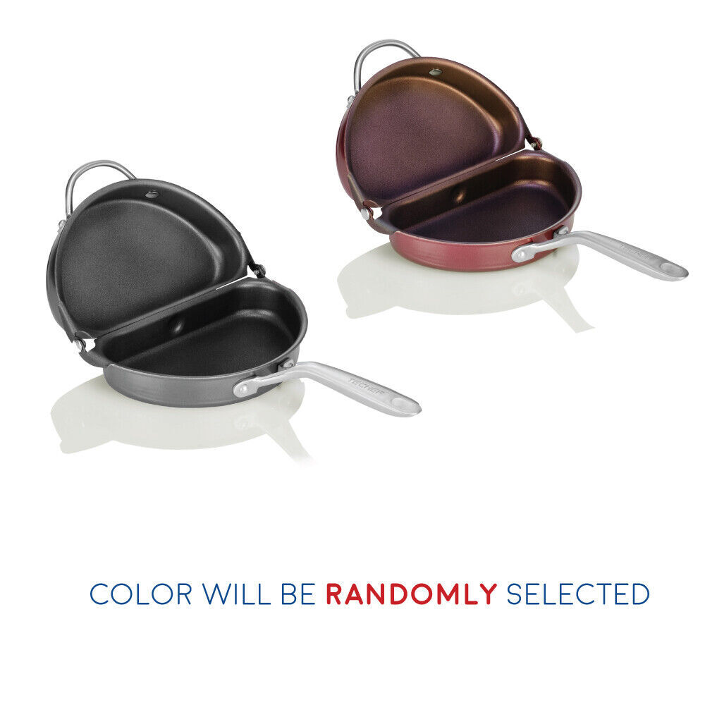 – Frittata and Omelette Pan, Double Egg Pan (PFOA Free) [Renewed/Refurbished]