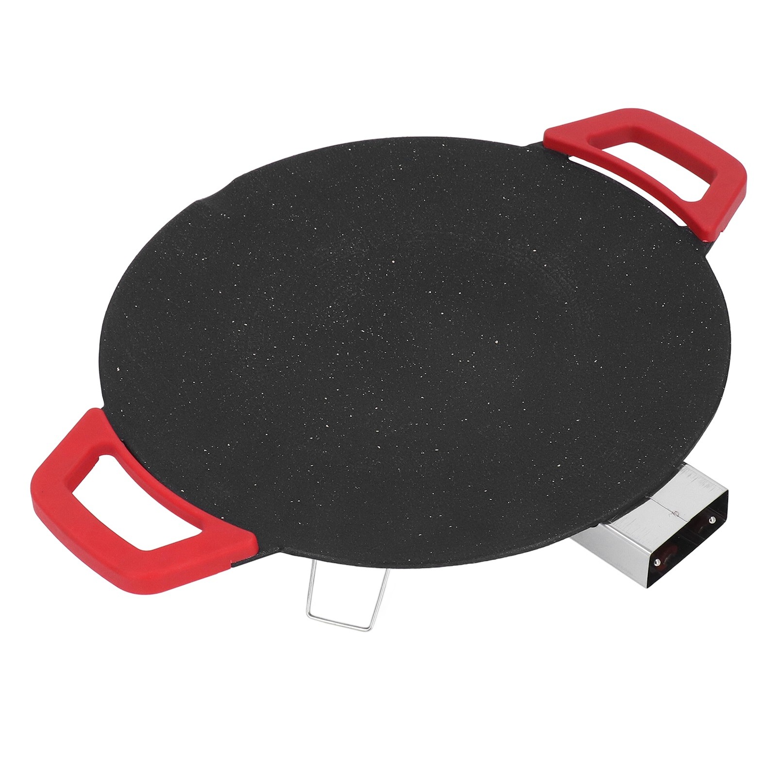 Round Korean Style Stovetop Smokeless BBQ Cast Grill Pan For Home Cooking