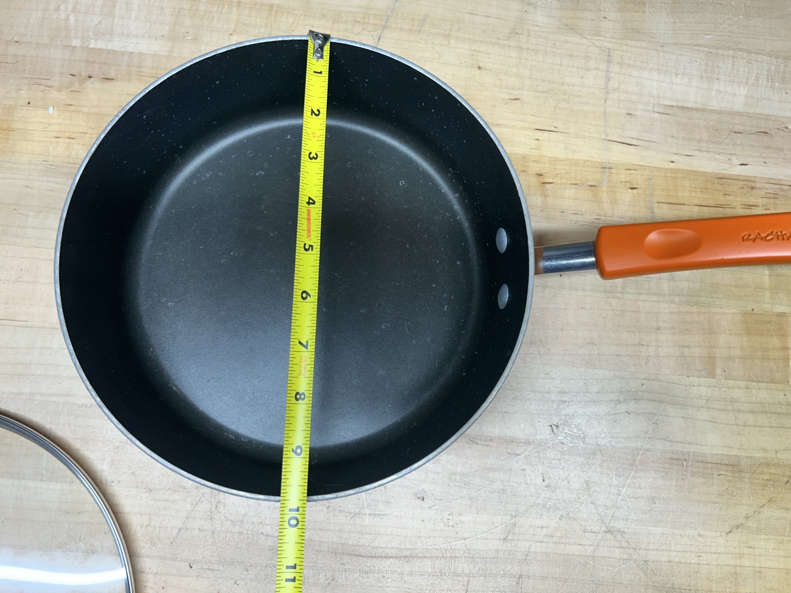 RACHAEL RAY Cookware Orange Ombre’ 3 PAN SET w/ Lids