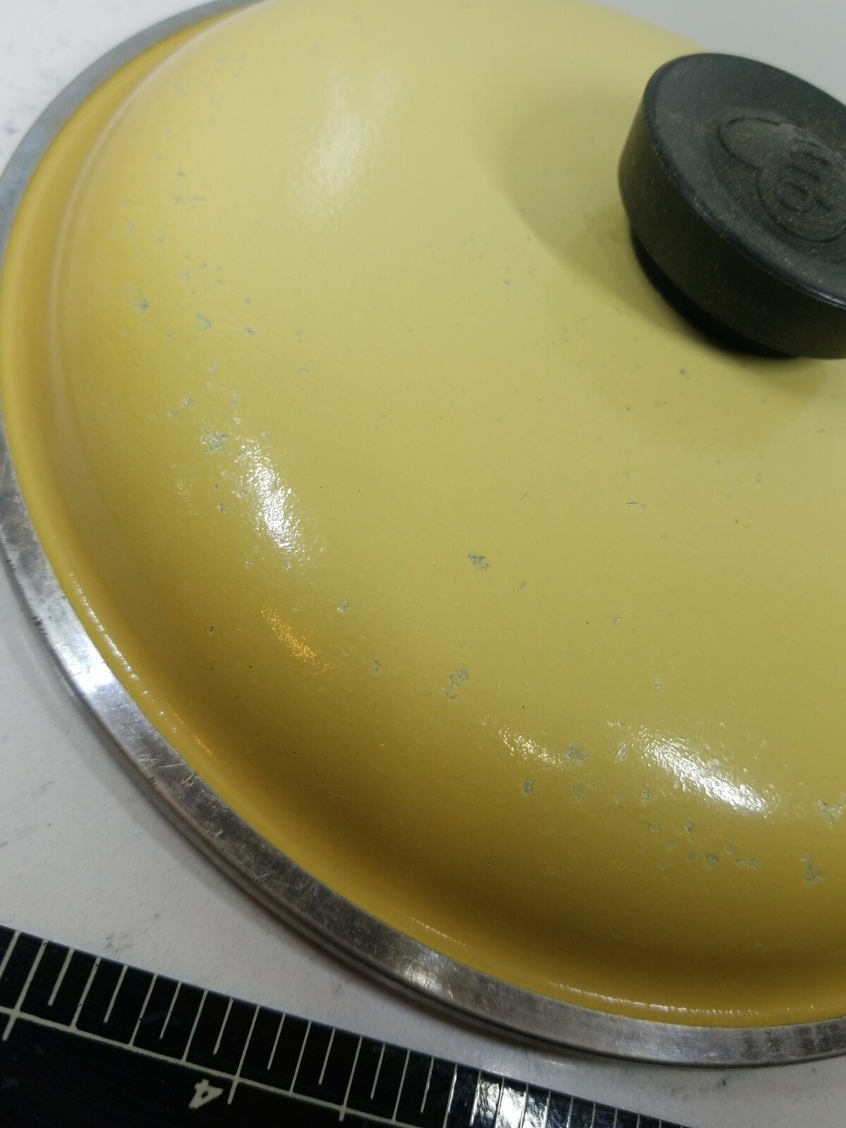 Club Yellow Harvest Gold Replacement saucePot Pan Skillet Lid 8 3/4″ Round