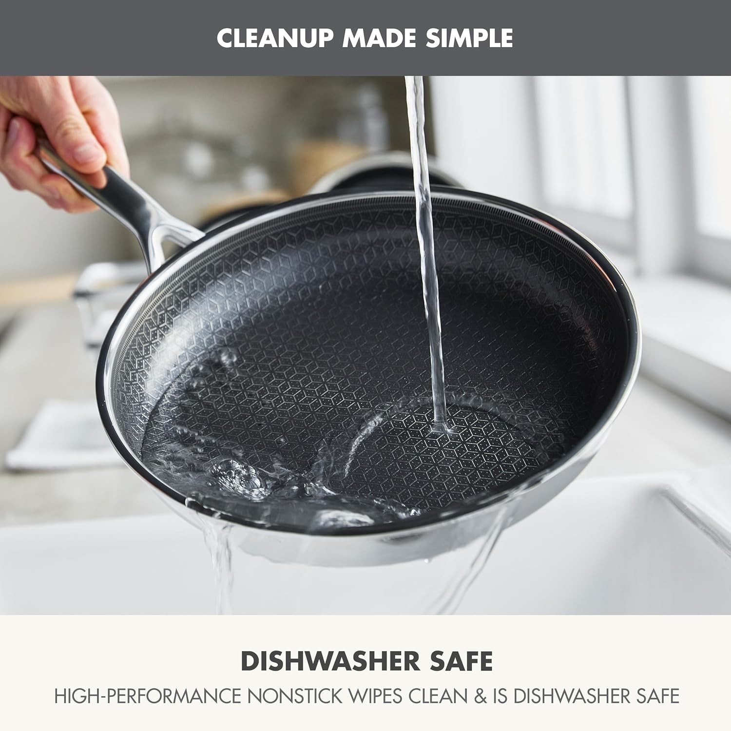 GreenPan Spectra 10 Piece Cookware Set,Hybrid Tri-Ply Stainless Steel, PFAS-Free