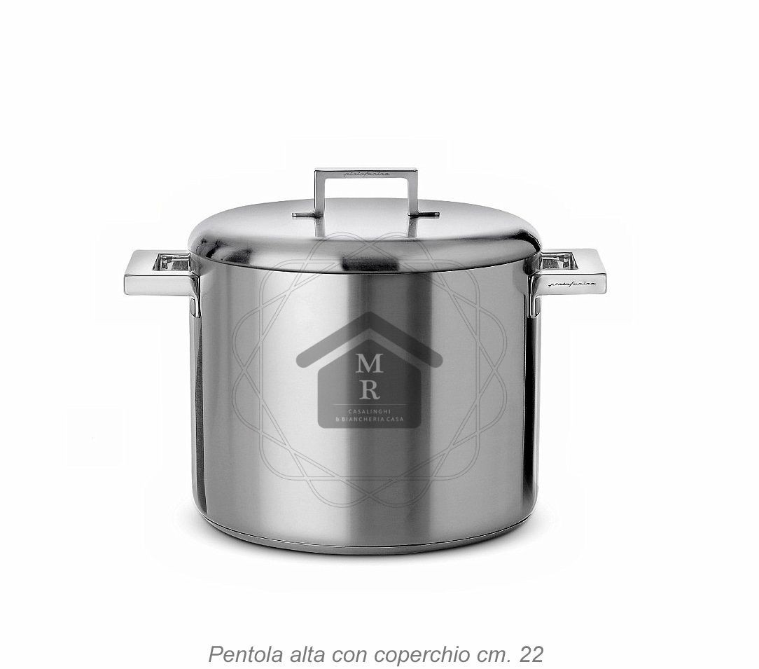 Pots 16 pcs Pininfarina style stainless steel 18/10 Mepra design Made in Italy