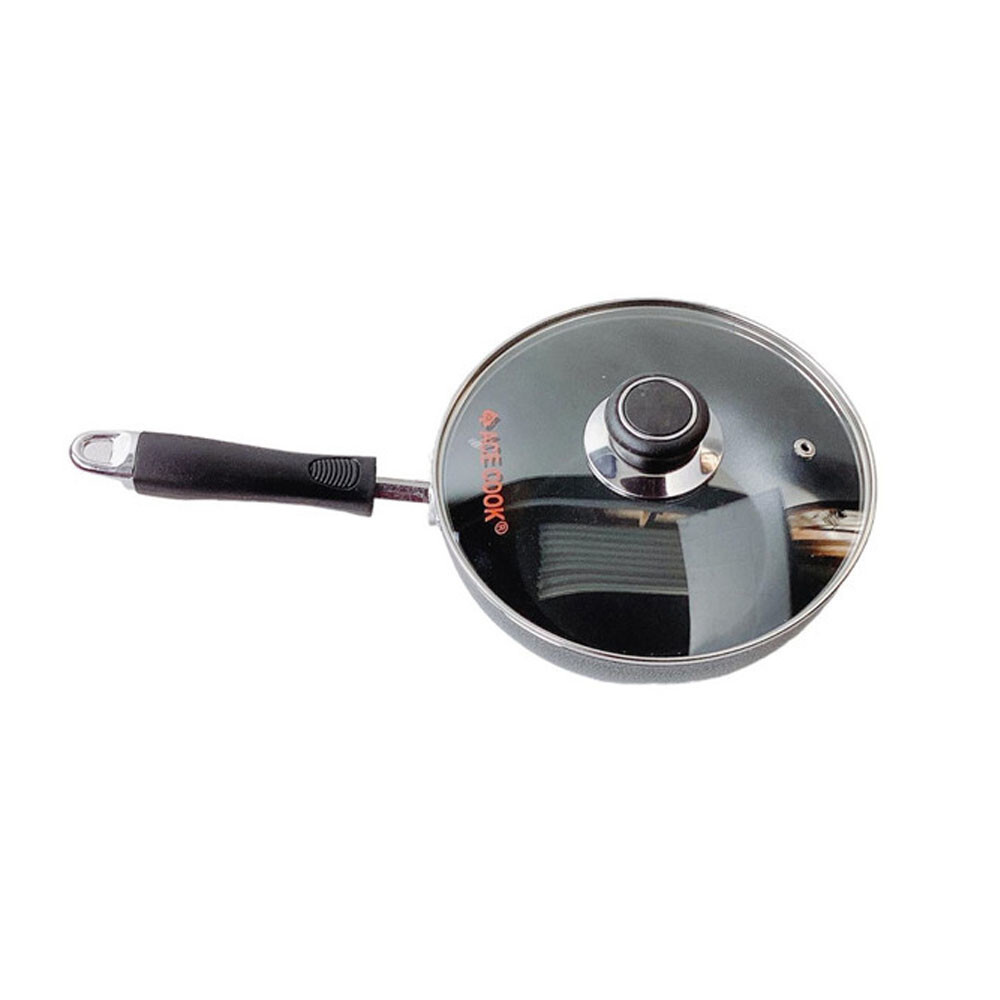 11″ (28CM) Non-Stick Coating Wok Frying Pan With Lid Cooking Pot Cookware