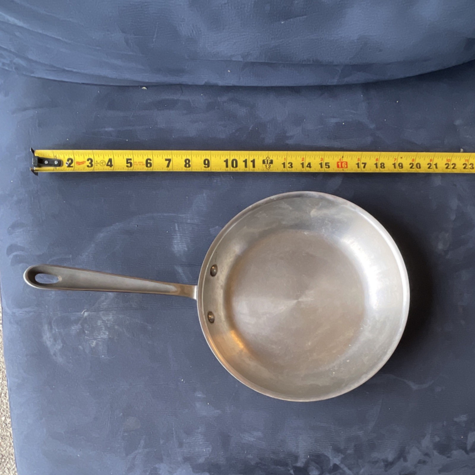 All-Clad Frying Pan Stainless Steel Non-Stick 10 in Silver Long Handle Gas/Elec…