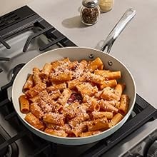 Inspire Nonstick Cookware Set, 10-Piece, Oven Safe to 500°F, Stockpot, Ceramic