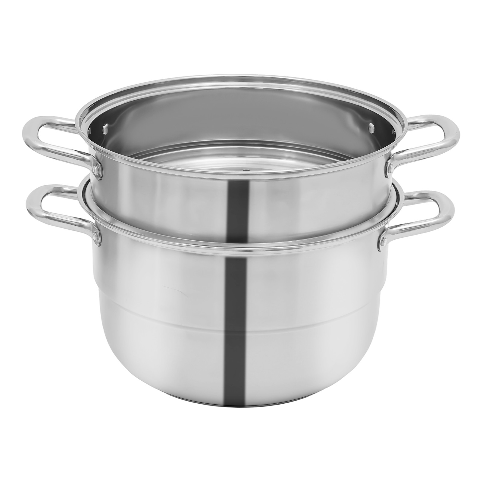 32.5cm 5 Tier Stainless Steel Steam Cooker Steamer Pan Cook Pot Set kitchen