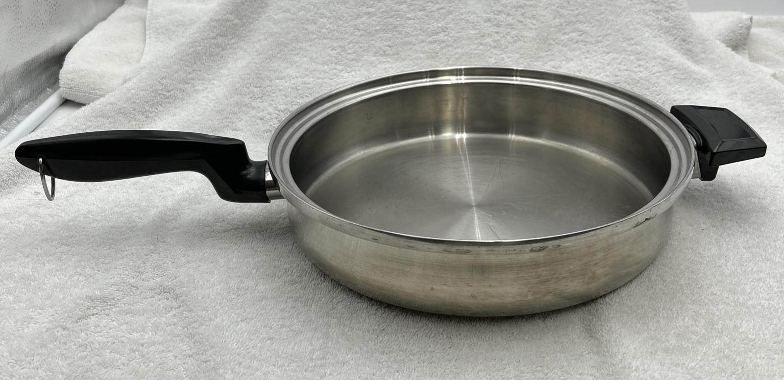 Permanent MC-2000 11″ Skillet 5 PLY Multi Core T304 Stainless Steel USA W Lid