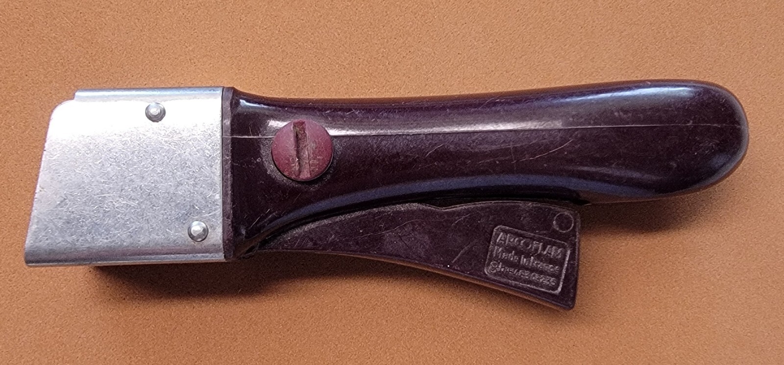 Arcoflam Handle 233 Burgundy Replacement Vintage ~France Detachable