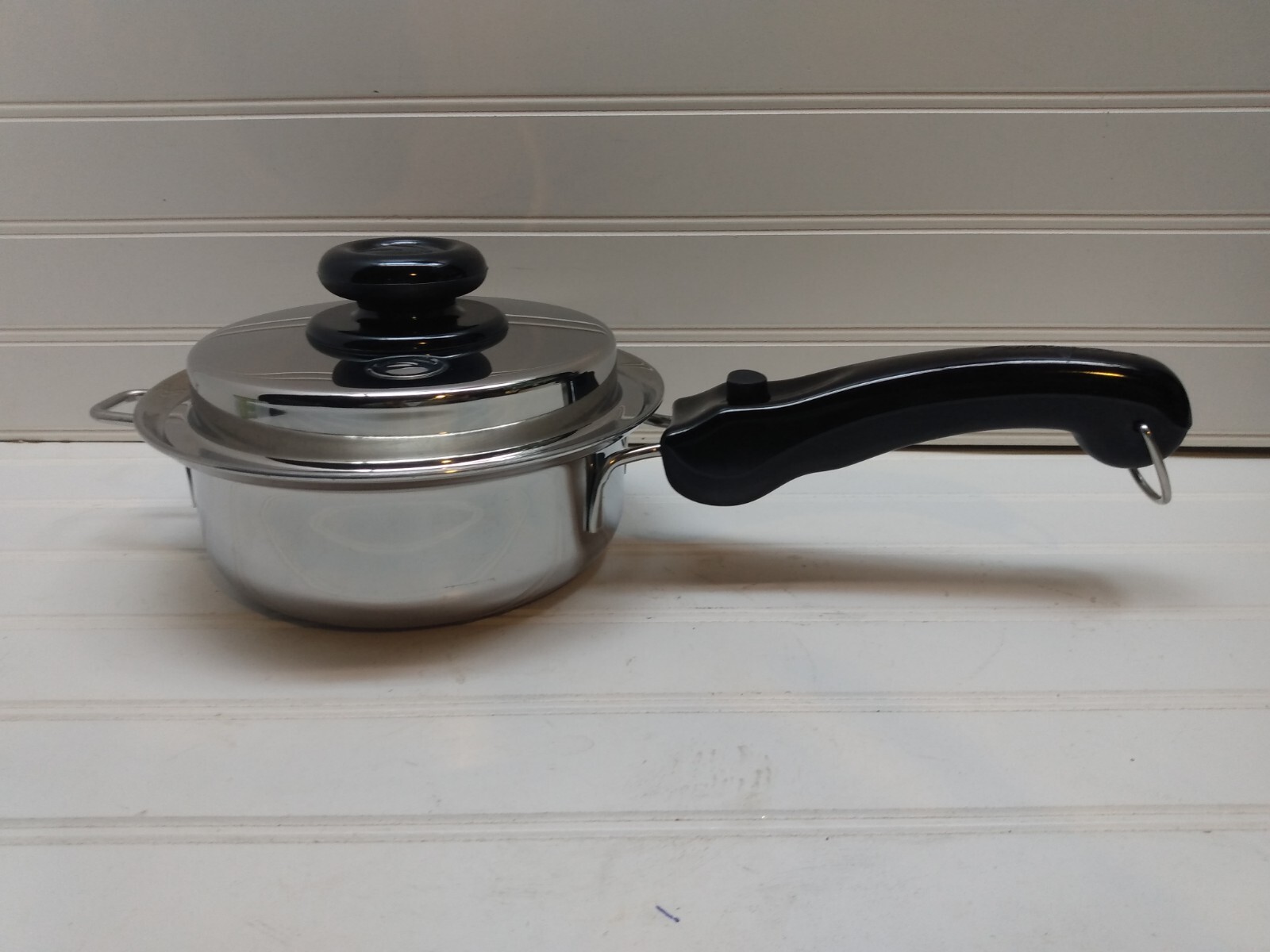 Saladmaster Saucepan 1Qt Versa 304-316 Surgical Stainless Butter Pot & Lid