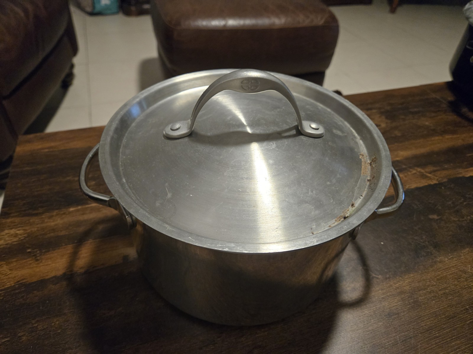 Cuisinart #944 Double Handle 3QT Soup Pot With Lid Stainless Steel