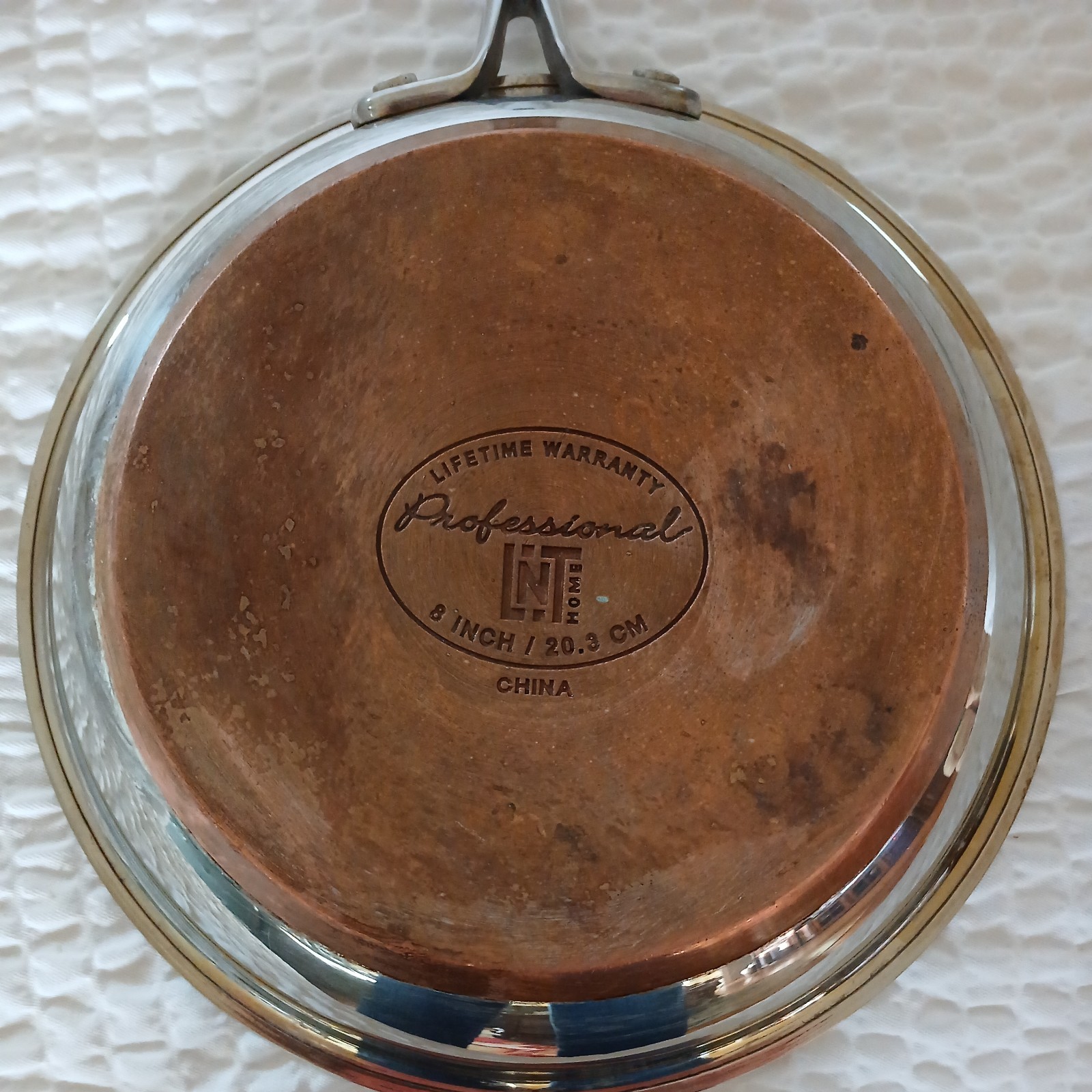Professional LNT Home 8” Skillet Fry Pan Copper