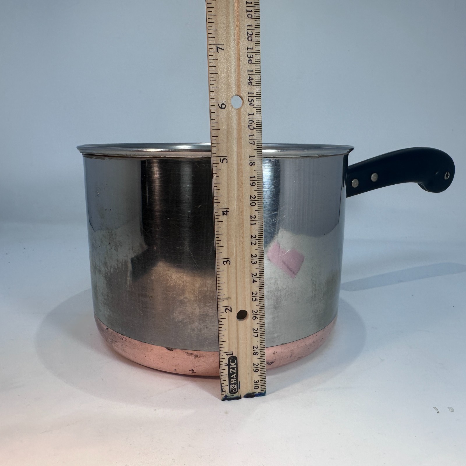 Revere Ware 3 Qt Single Circle Saucepan Bakelite Handle 1936 – 1946 RARE