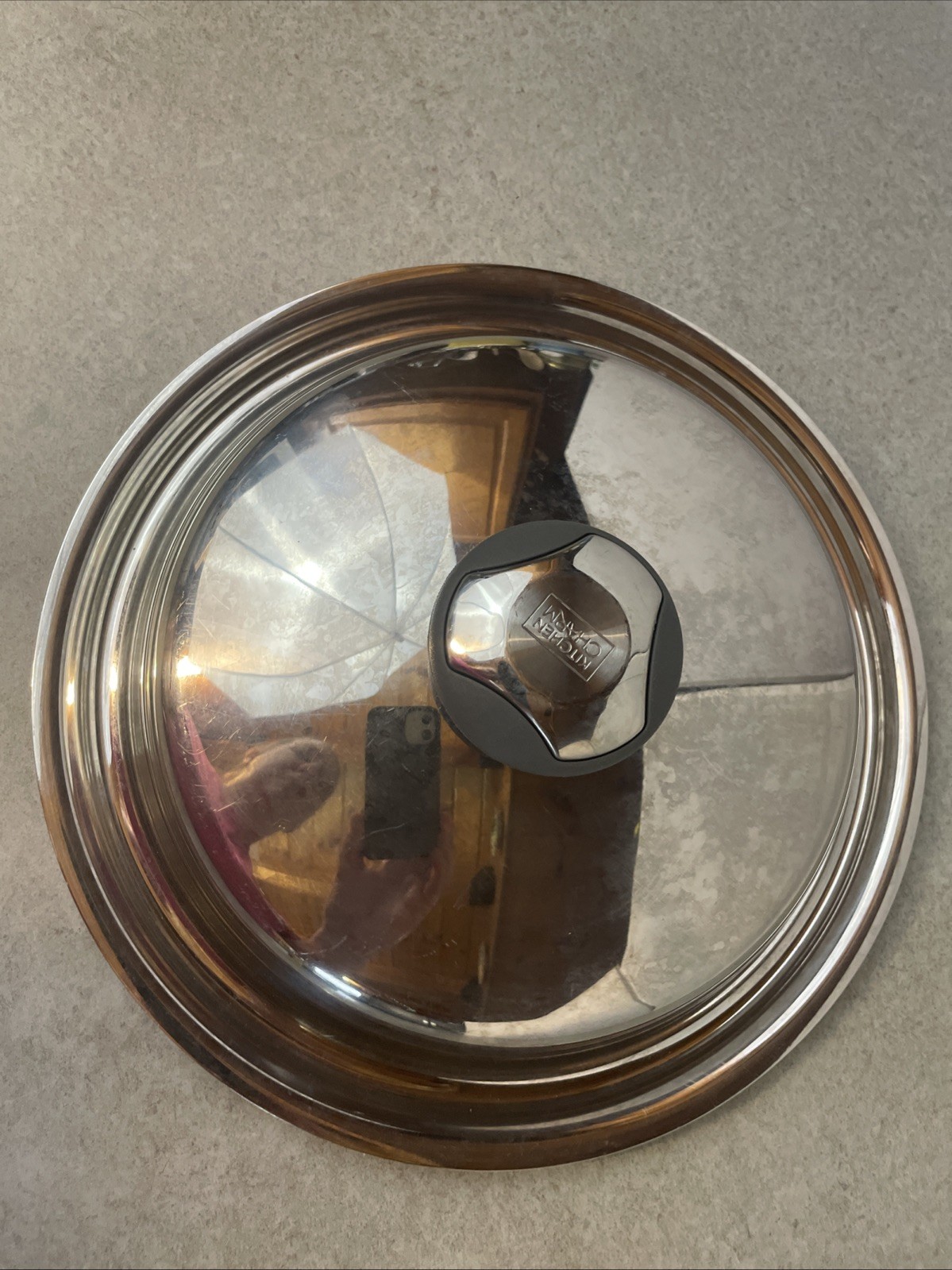 Kitchen Charm Surgical Stainless Steel 10.5 Inch Lid