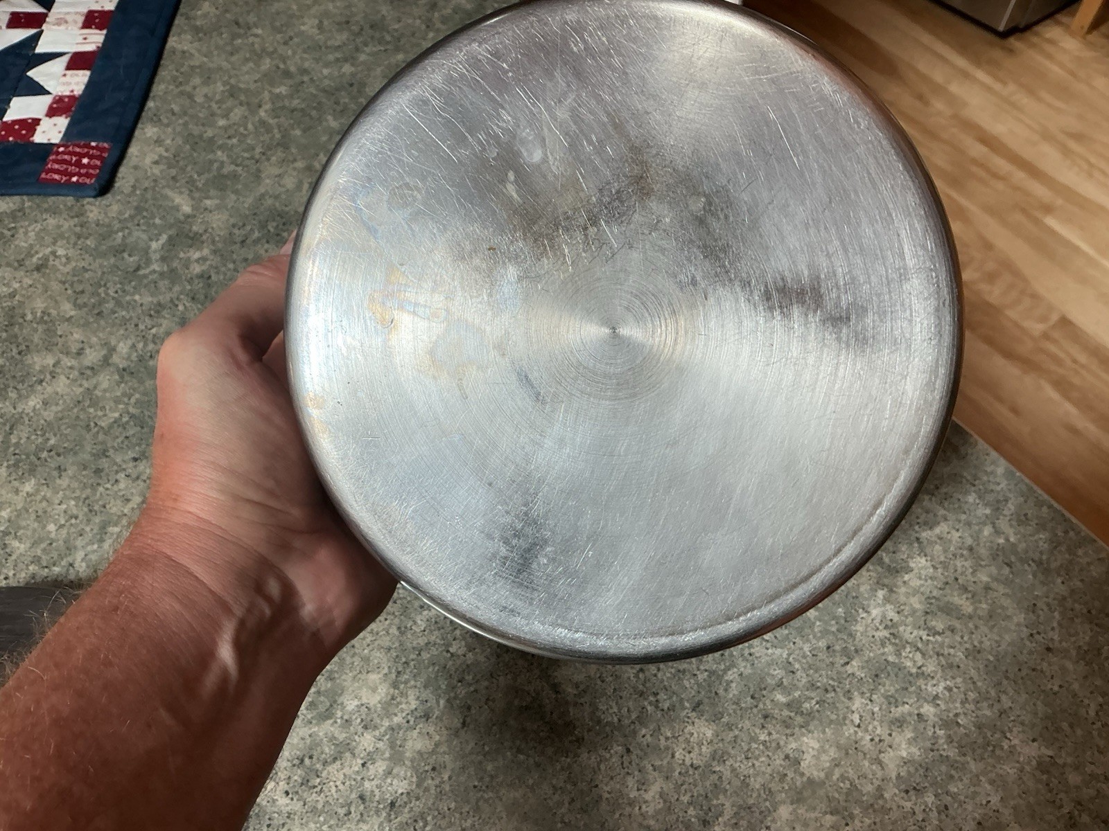 Amway Queen 18-8 Multi-PLY Stainless Steel 7 1/2″ skillet pan – made in USA.