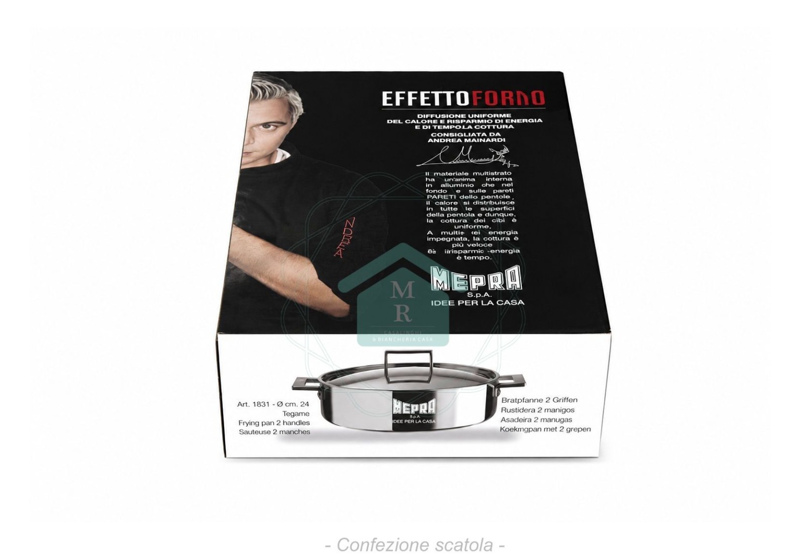Trimetal Casserole with Lid Active Line Mepra – Suitable for Induction