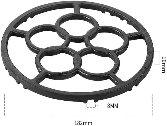 Cast Iron Gas Hob Ring Reducer Pan Support Ring for Moka Pot Coffee Pot, Metal T