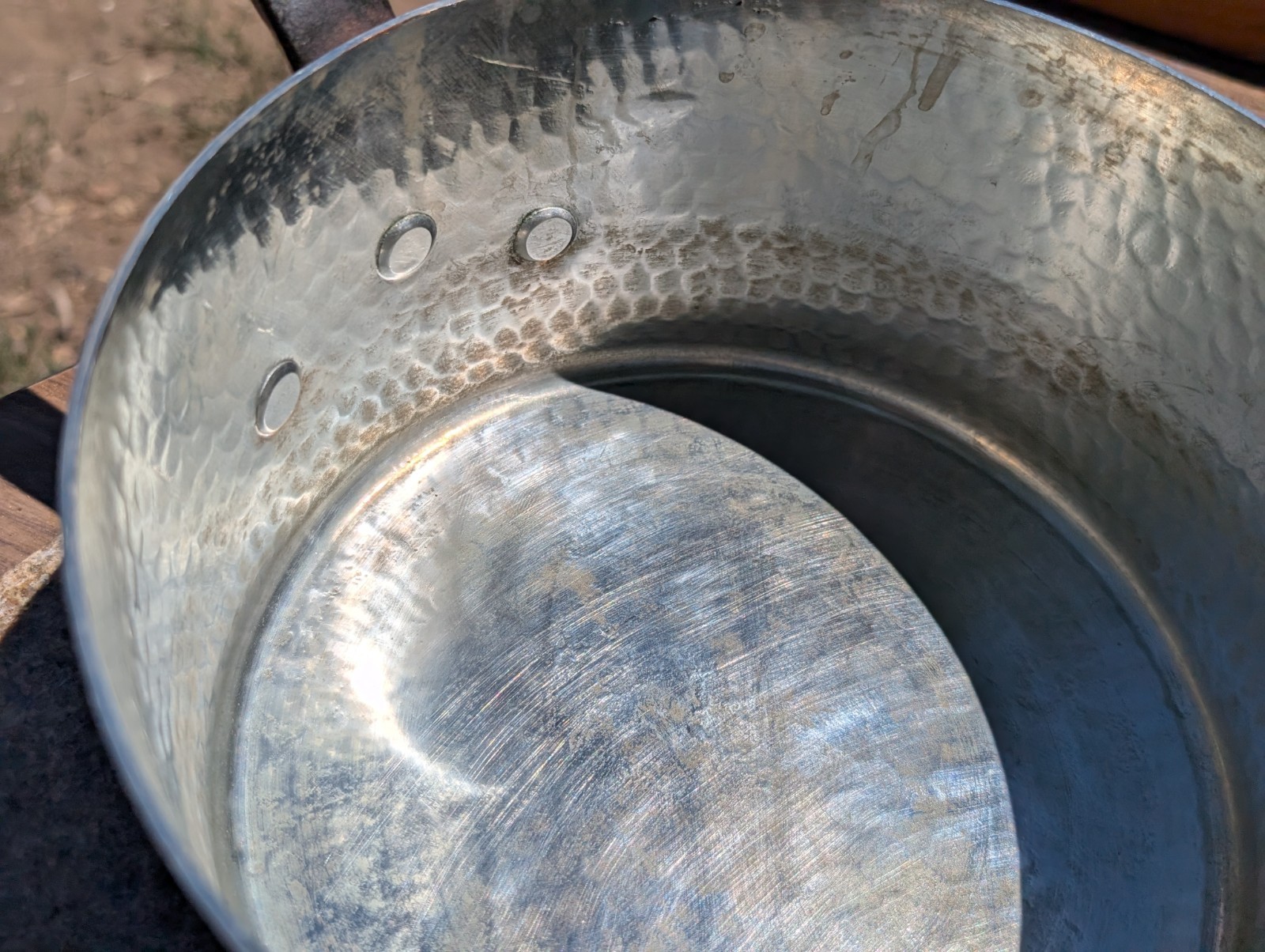 Hand Made In France 8-1/2″ Copper Pot & Lid -Made in France