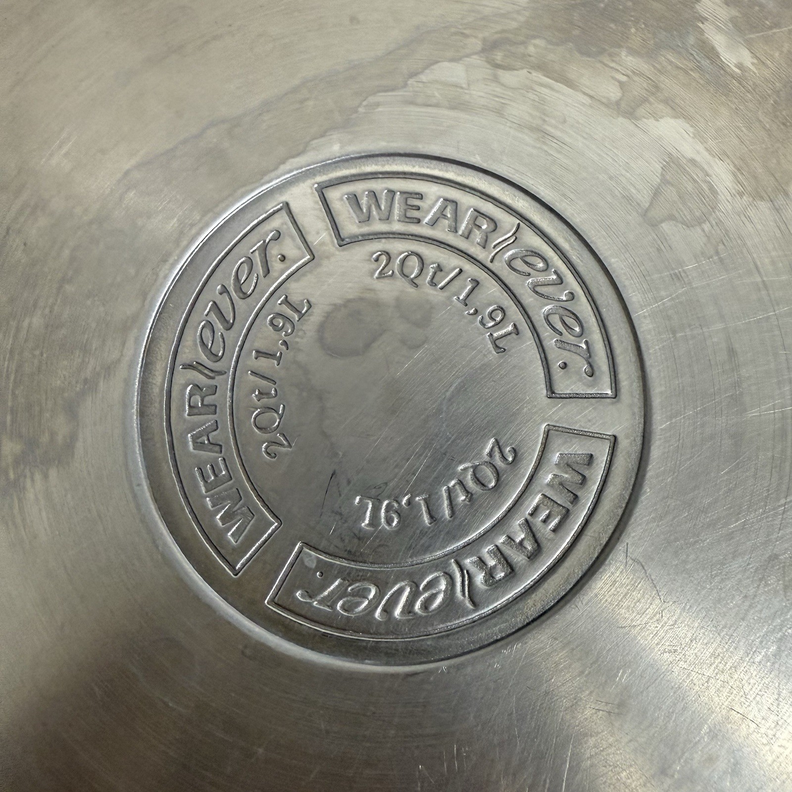 WearEver Stainless Steel 2 Qt Saucepan with Double Pour Spouts & Strainer Lid