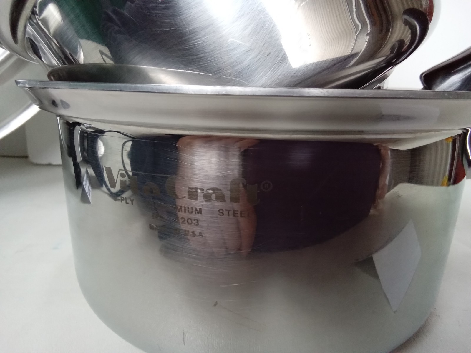 VITA CRAFT 5 PLY NICROMIUM STEEL 3 PC. SAUCE W/ELECTRIC LIQUID CORE SKILLET 13″☆