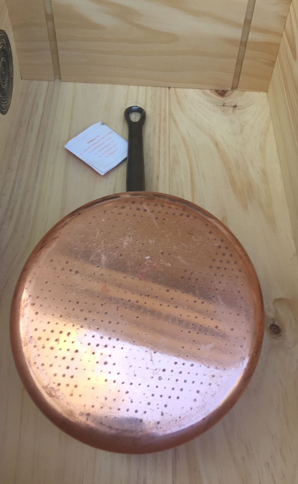 BAUMALU COPPER SAUCE PAN 7 1/4” POT MADE IN FRANCE WEIGHT 3lb 8oz