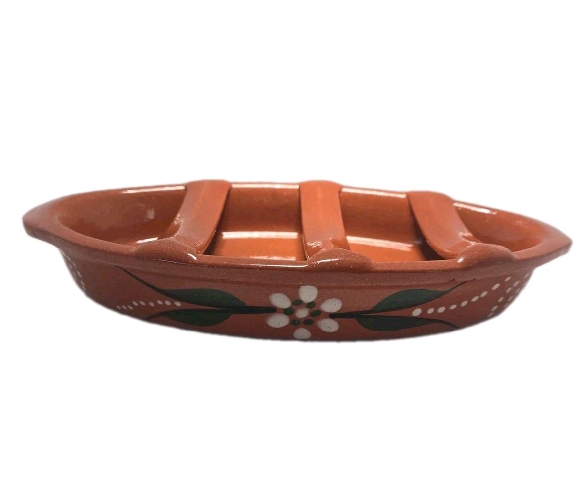 Traditional Portuguese Clay Terracotta Sausage Roaster