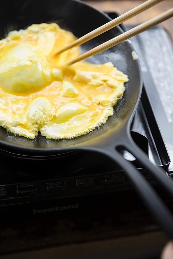 Iwachu 24600 Omelette 22cm Nambu Ironware Inner Diameter 20.5cm IH Frying Pan