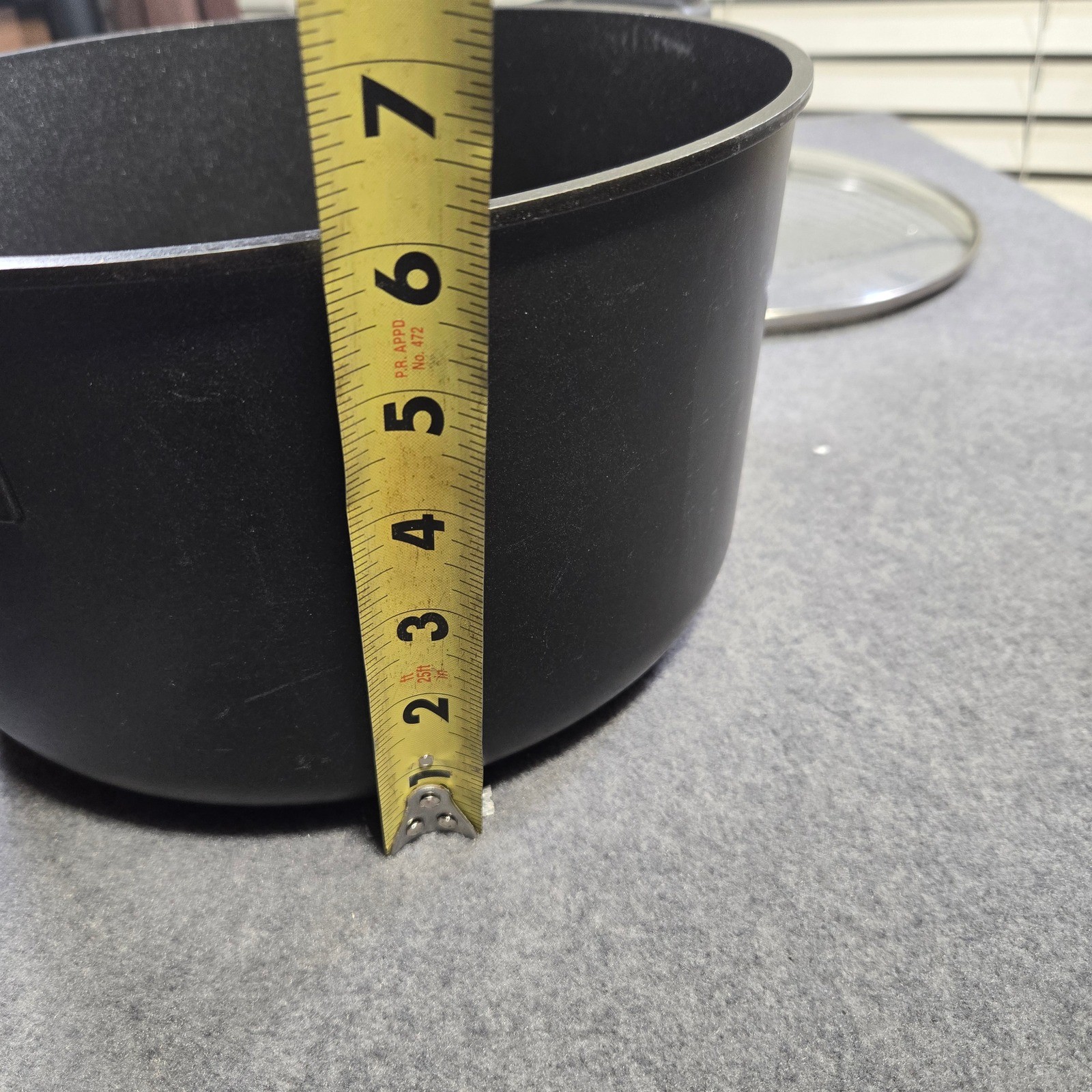 Scanpan Classic 7qt Covered Dutch Oven with Lid Black Kitchen Cookware Nonstick
