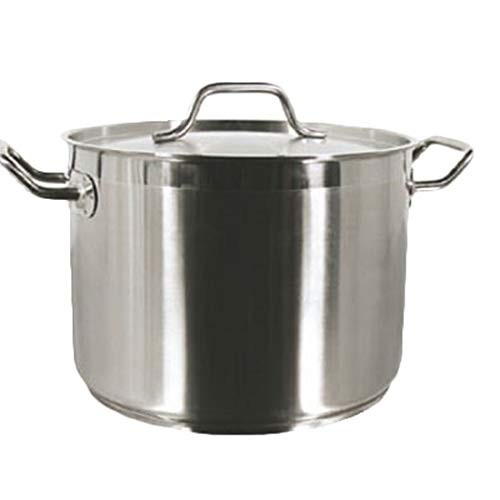 Large 60 Qt Stock Pot W/Lid Stainless Steel Commercial Grade -NSF