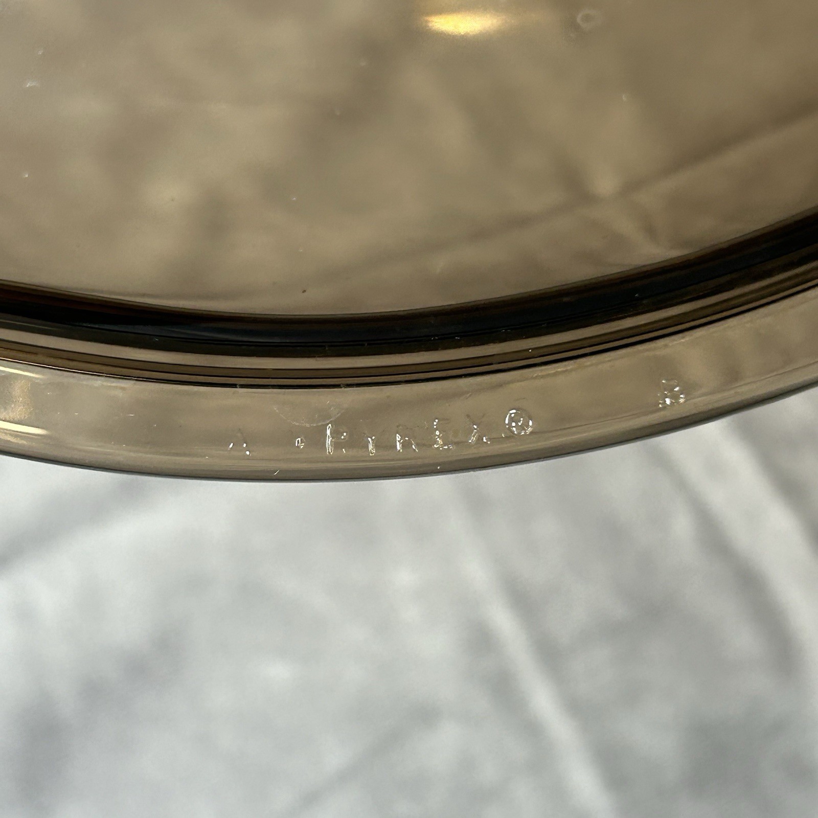 Corning Ware Vision Amber Glass Dutch Oven Stock Pot 4.5L With Pyrex Lid USA