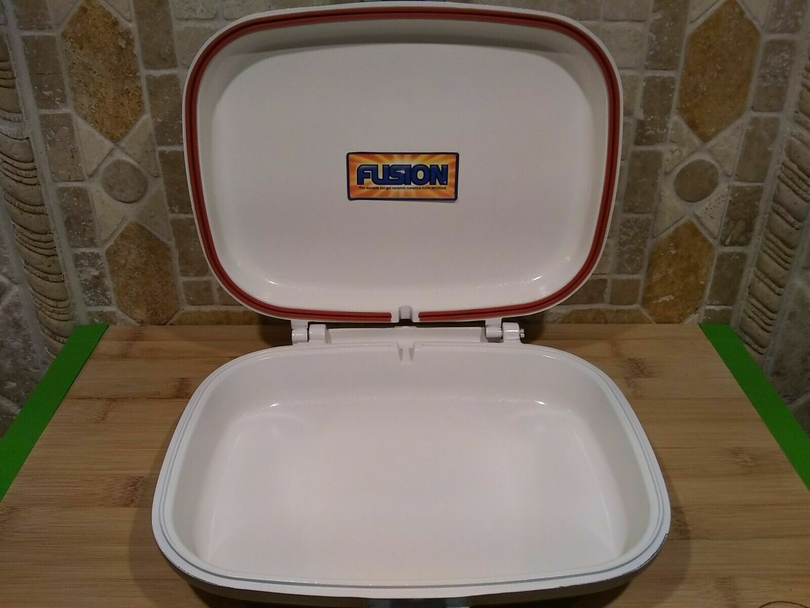 New Ceramic Non Stick Cooks Companion Flip Pan Low Pressure Cooking Induction