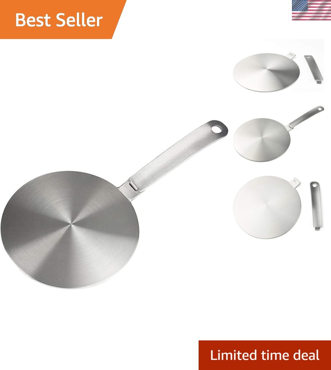 2020 New Induction Cooking Adapter Plate – Removable Handle & Cost-Saving Design