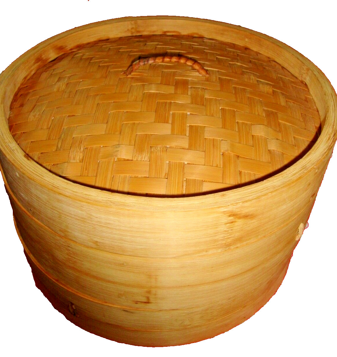 10” Diameter Kitchen Asian Steam Cooking Round Dim Sum Bamboo Steamer 3pc 353