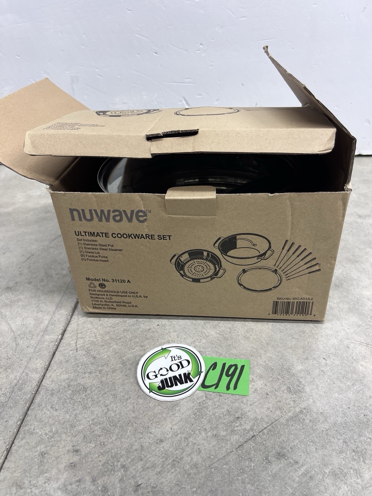 Nuwave Precision Induction Ultimate Cookware Set 31120 A Stainless Brand New