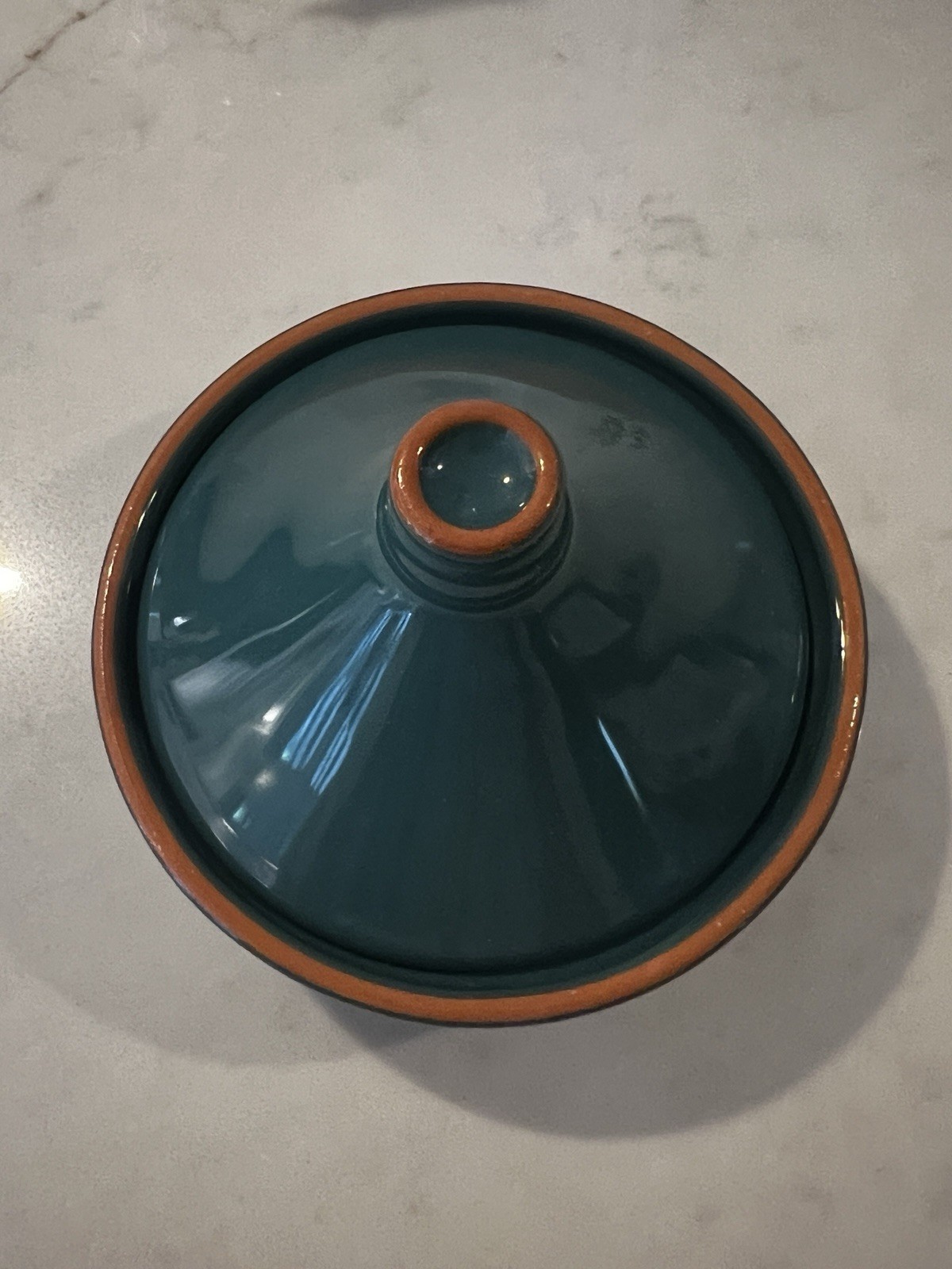World Market Aqua Terracotta Mini Tangine Made In Portugal