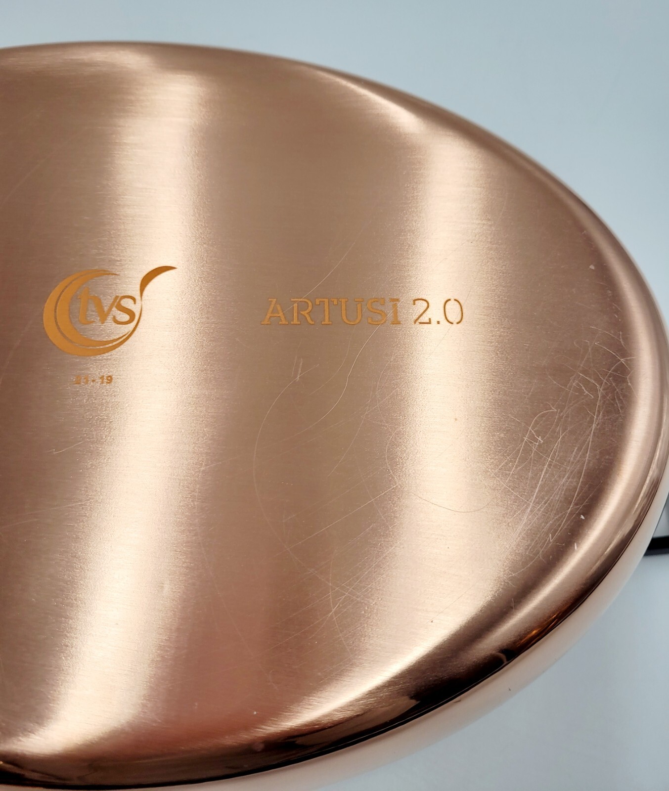 TVS ARTUSI 2.0 Copper Casserole W/ Lid by Antonio Citterio Made in Italy NEW
