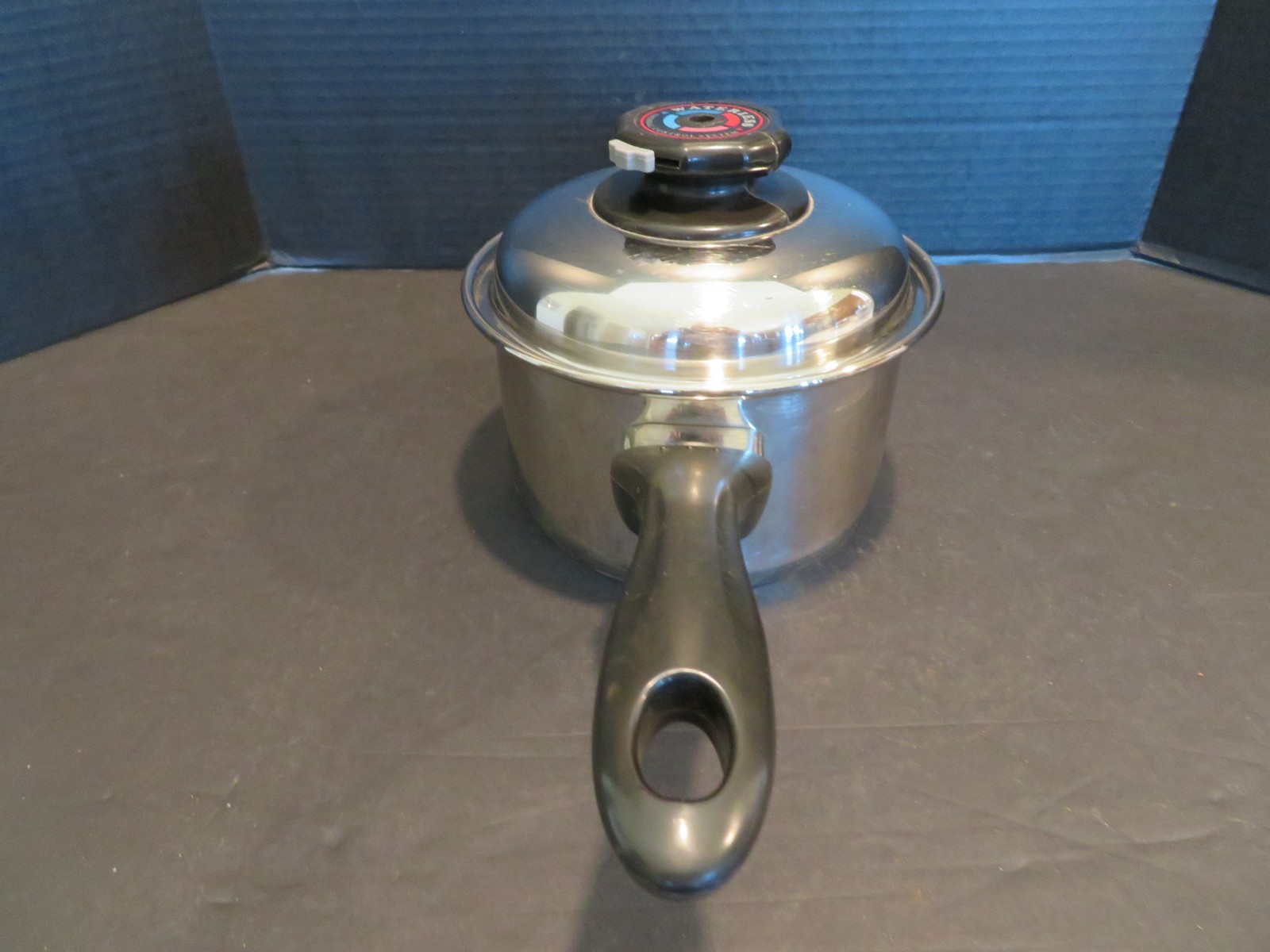 Vintage MAXAM 304 Surgical Stainless Steel Waterless Saucepan W/ or 1.7 Qt.