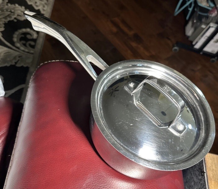 JA Henckels International 2 Qt 1.9L Stainless Steel Saute Pan & Lid