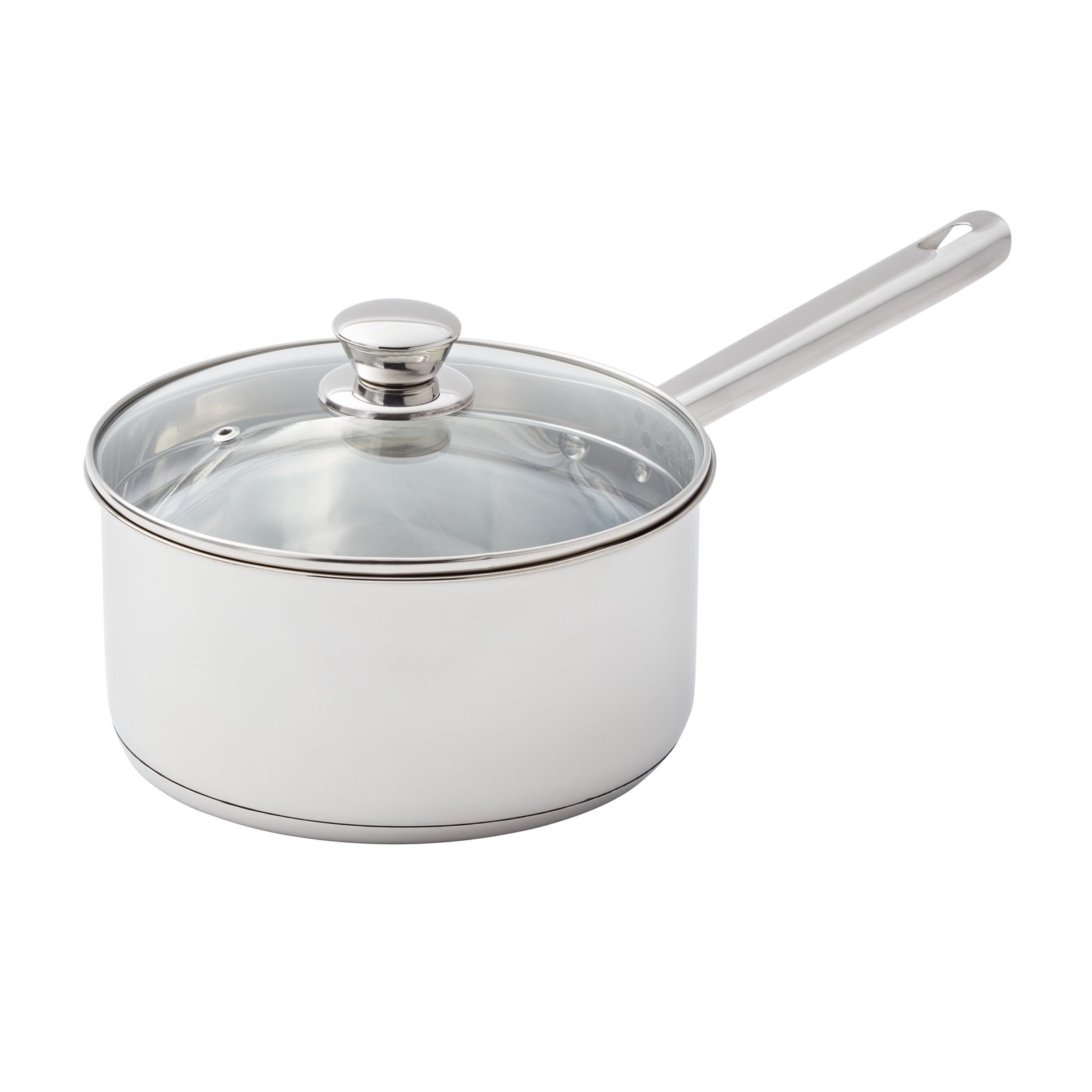 Tri Ply 3 Qt Stainless Steel Saucepan W/ Lid Induction Ready & Stay Cool Handle