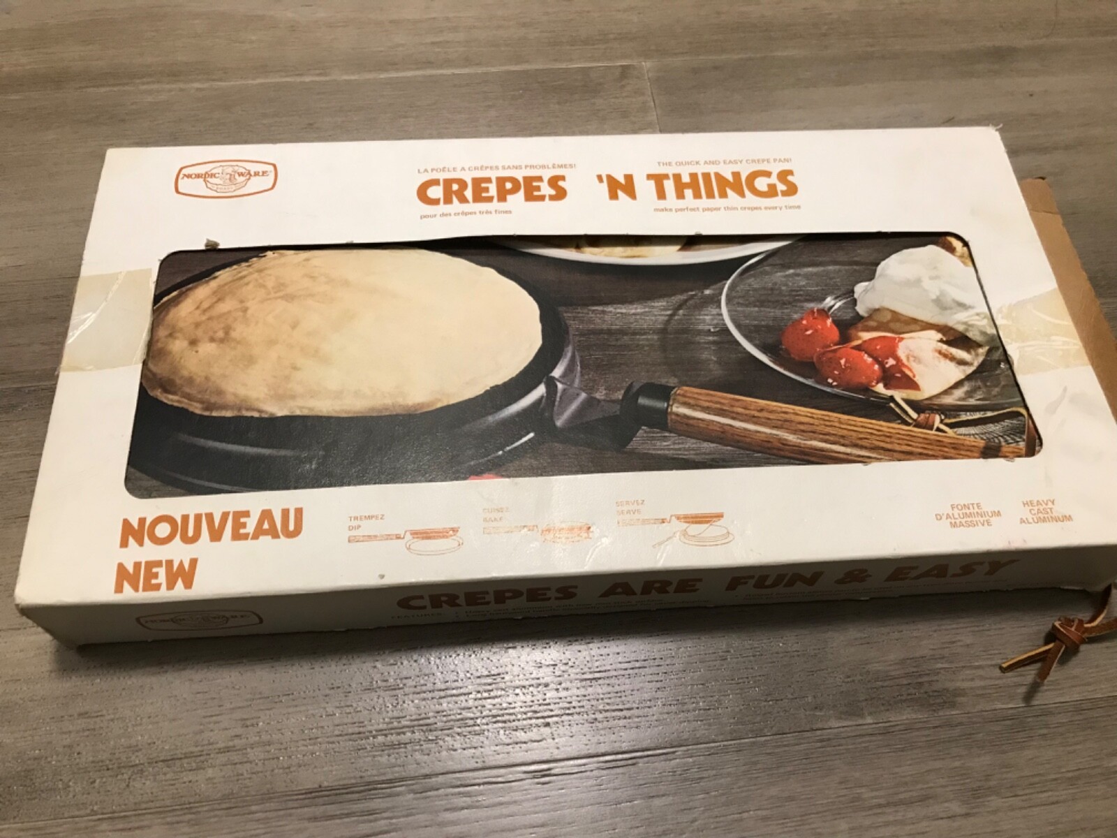Vintage Nordic Ware Crepes ‘N Things Crepe Pan in original box