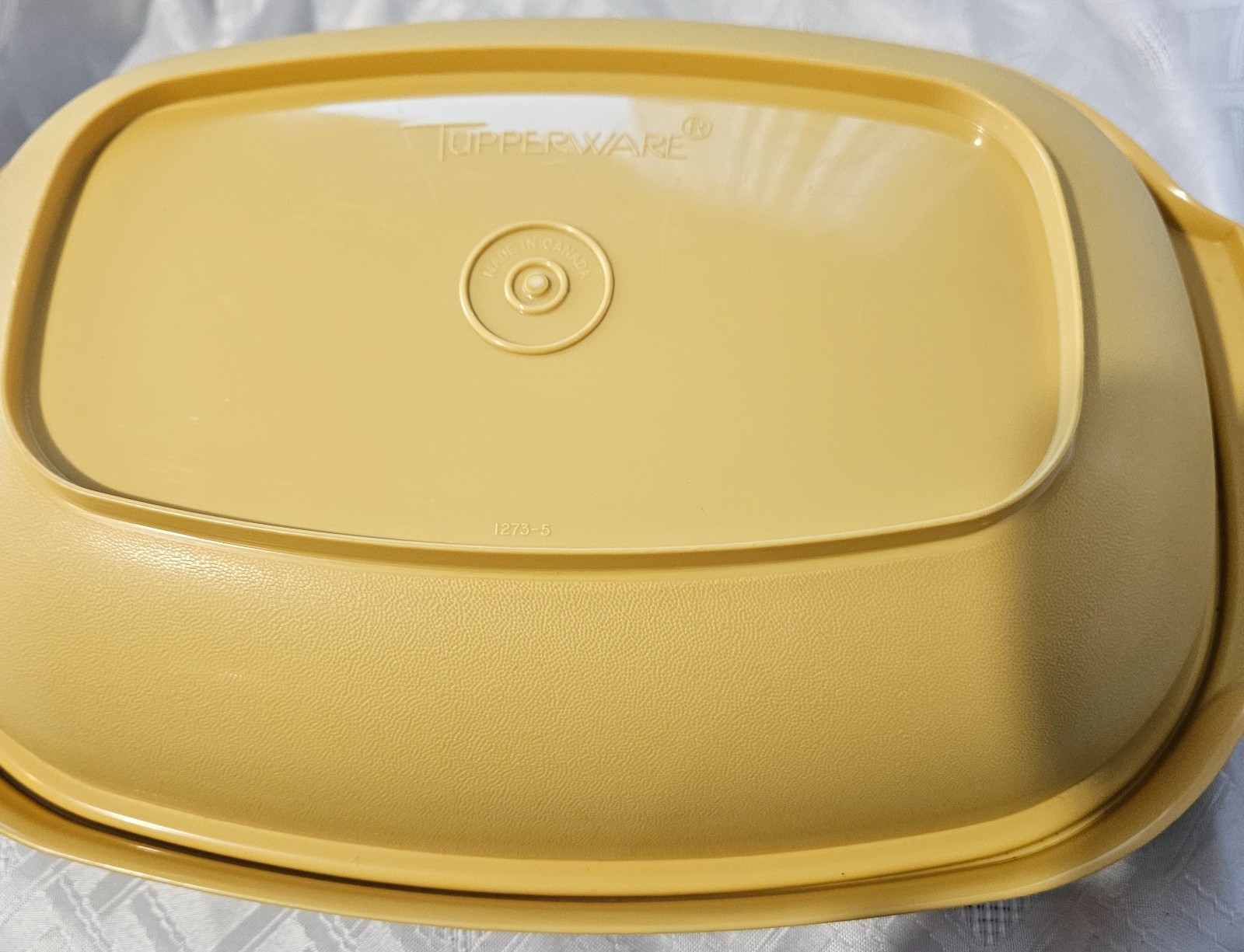 Tupperware Harvest Gold Microwave Vegetable Rice Steamer 4 Piece VTG