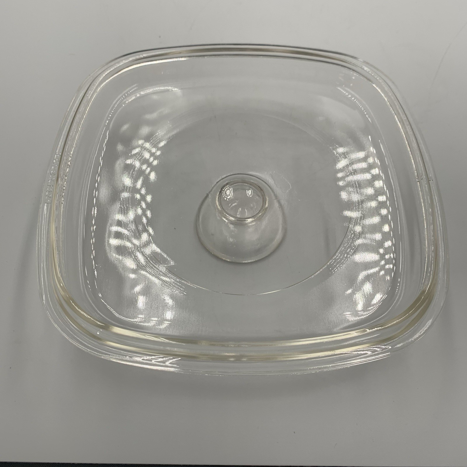 Pyrex Square Glass Replacement Lid A7C 7×7″