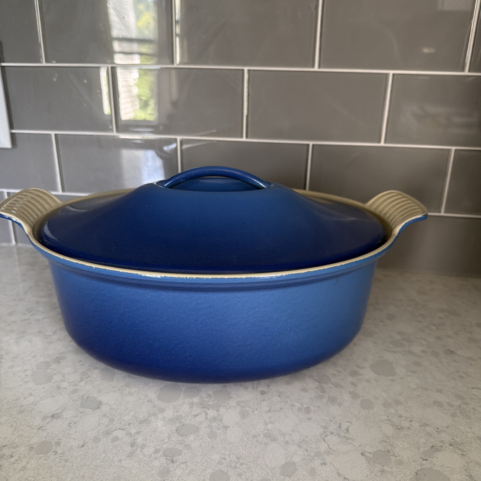 Le Creuset Terrine Oval 28cm Azure Blue Williams-Sonoma Limited Vintage