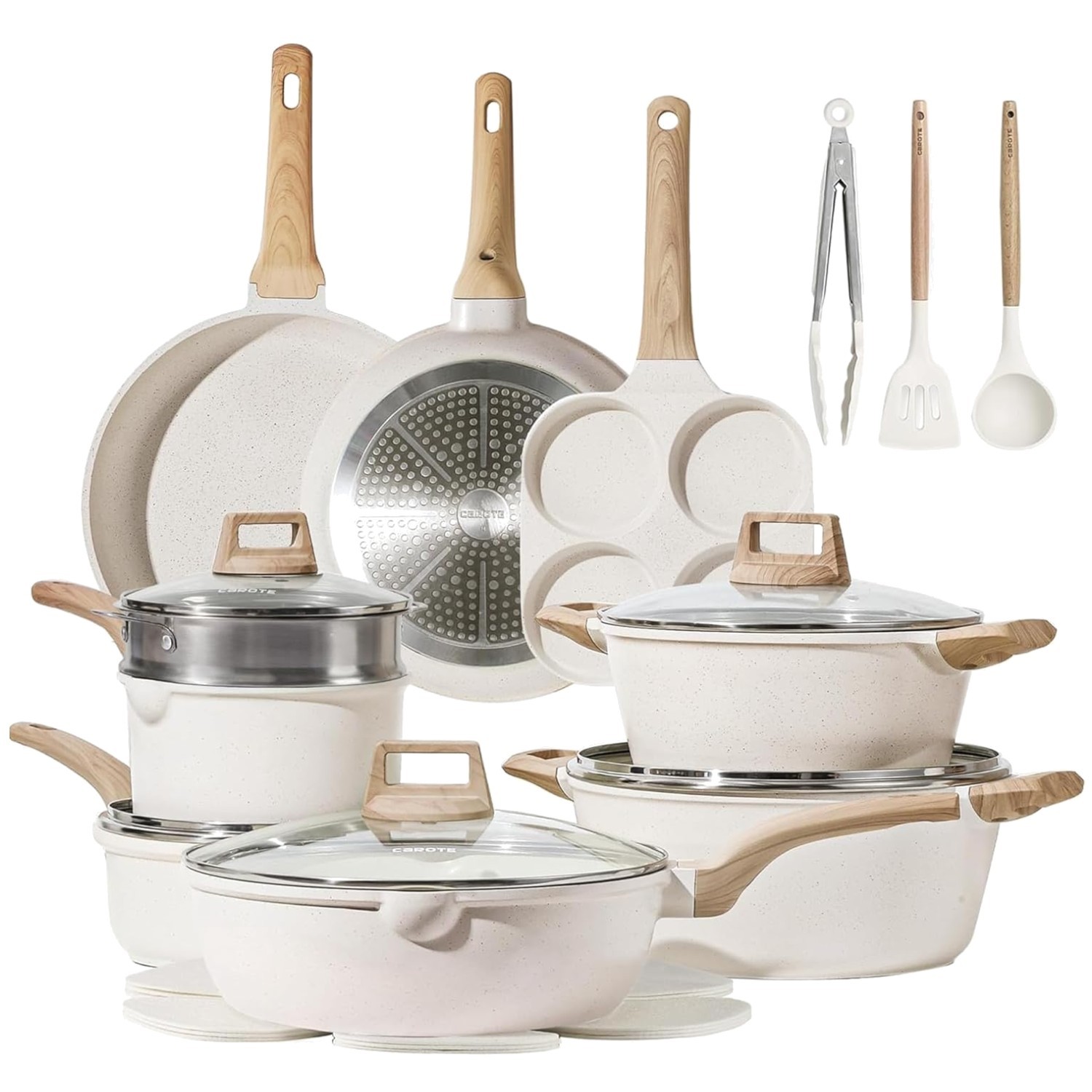 21-Piece Pots and Pans Set, PFOS, PFOA Free