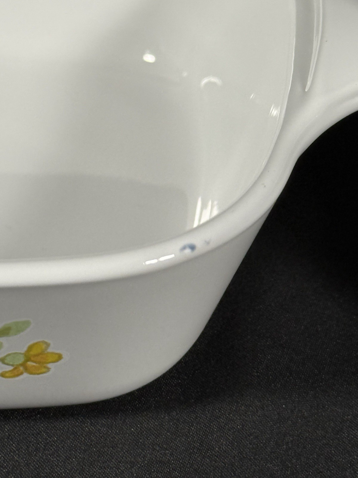 Corning Ware Wildflower 6 pc Set 1Qt Casserole & Lid, Microwave & 2 Petite Pans