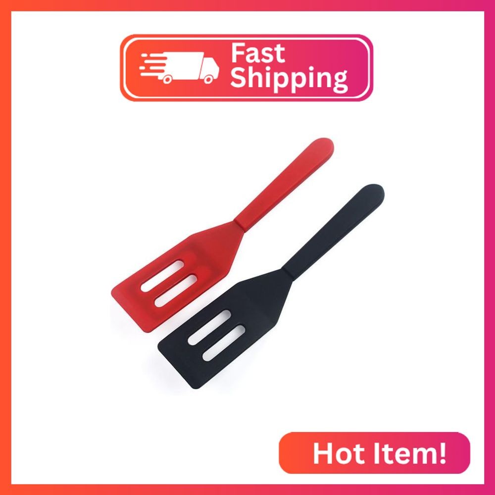 【2 Pack】Kunovo Small Spatula for Nonstick Cookware Mini Spatulas for kitchen Use