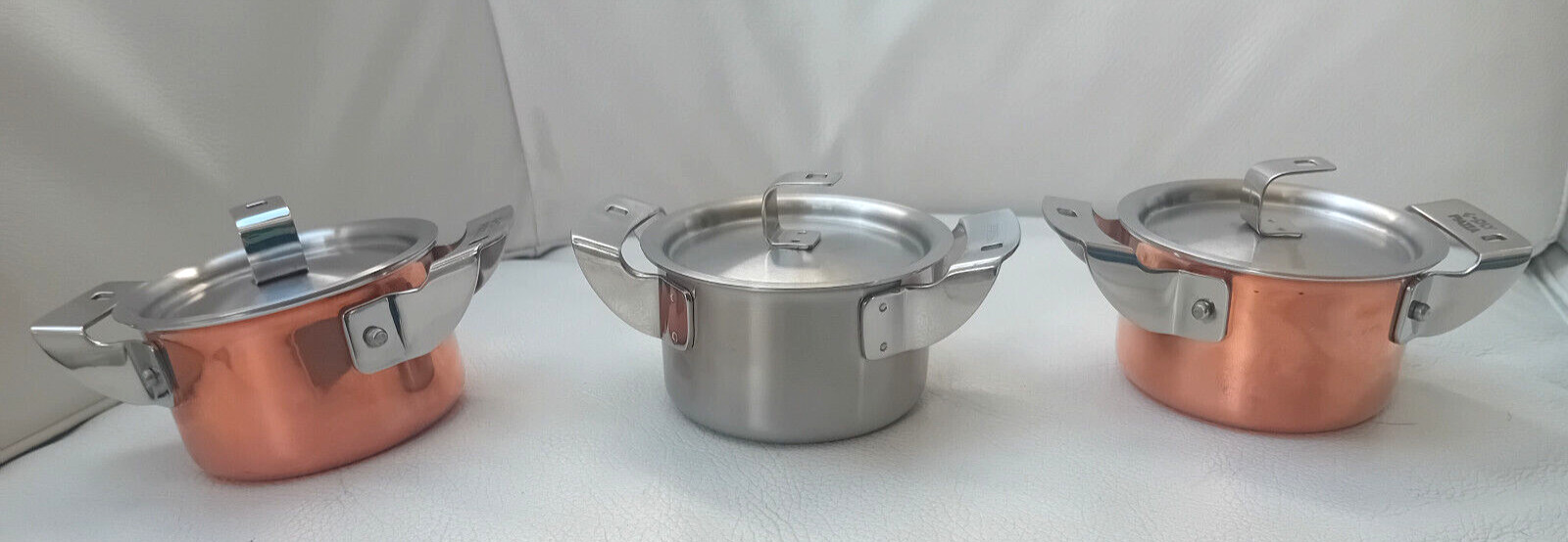 PIAZZA no. 3 Copper Steel Aluminum Casserole Collection 3-Ply 4-Ply 8×5 (h) cm