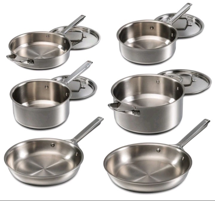 Wolf Gourmet WGCW100S 10 Piece Cookware Set